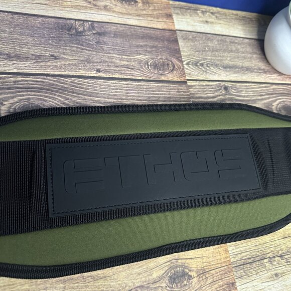 NWT ETHOS Axis Nylon Weightlifting Belt 5.5" Size Medium (Olive) - Picture 6 of 11